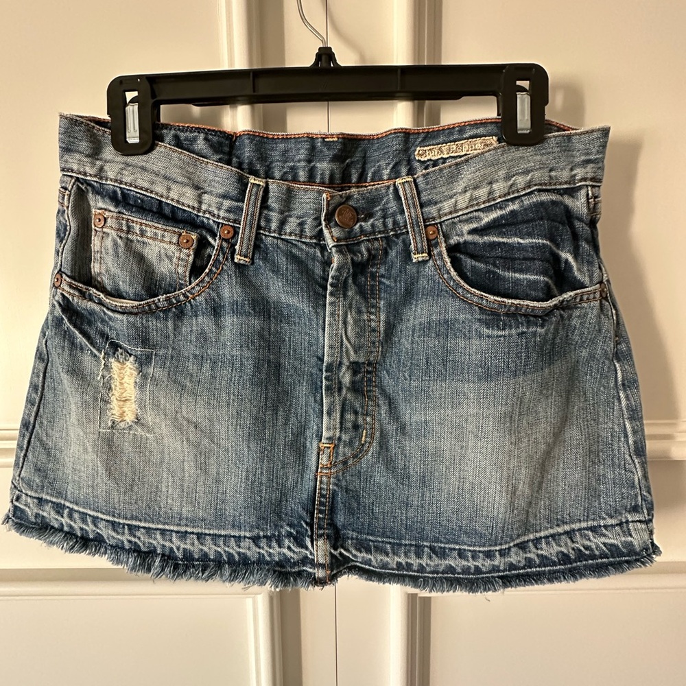 Chip and Pepper denim mini skirt